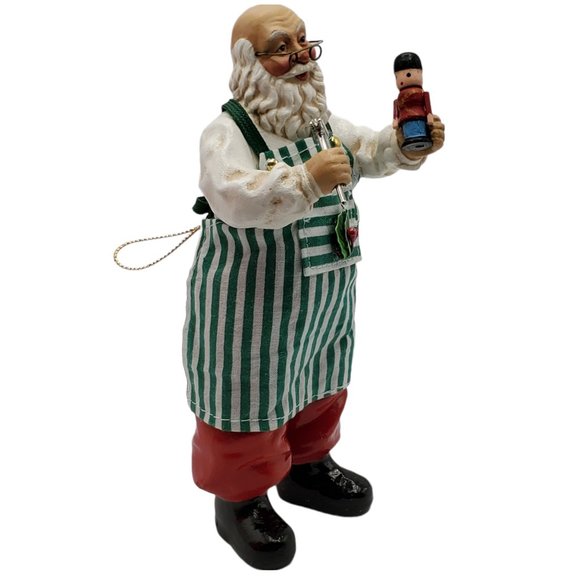 Dept 56 Possible Dreams Working Santa Ornament 714006 Vintage 7" Clothtique 1993 - Picture 6 of 10